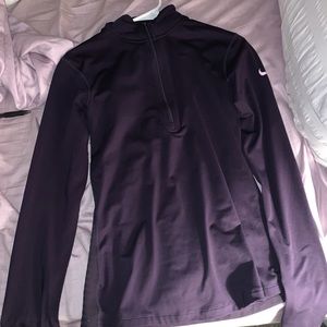 deep plum nike workout jacket